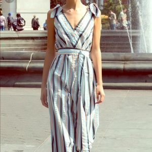 lela rose white jumpsuit